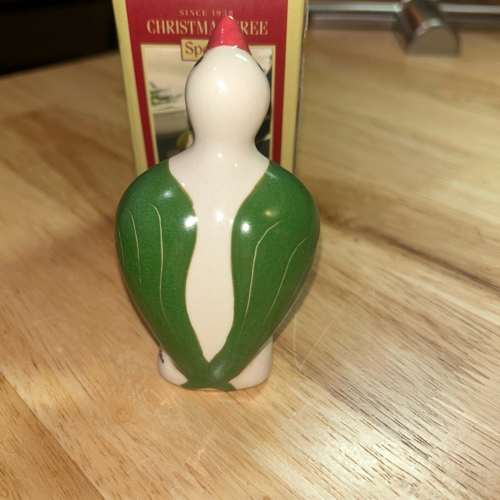 Spode Christmas Tree Pie Bird New in Opened Box 4” Mistletoe Ceramic - Picture 5 of 9